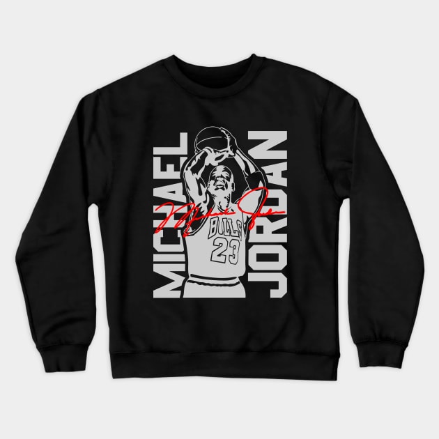 Michael Jordan Signature Crewneck Sweatshirt by Olievera